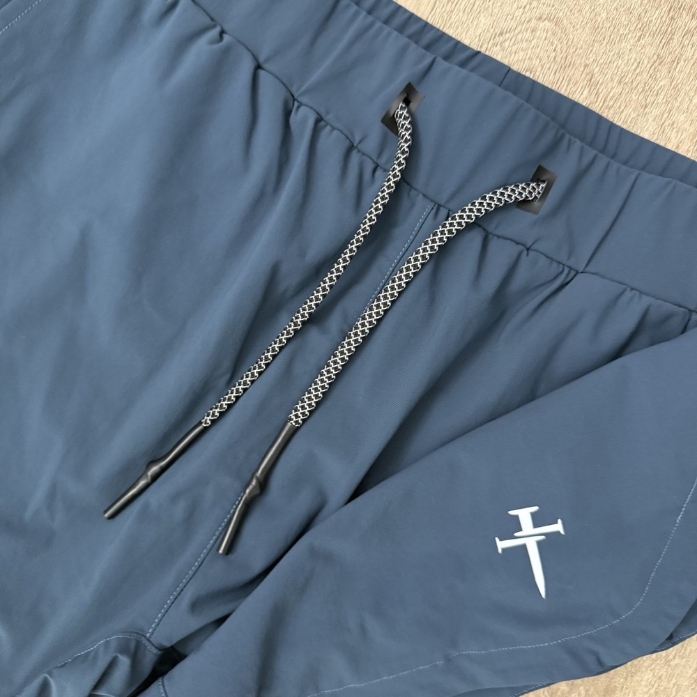 Three Nails Pro Tech 2.0 Liner Shorts Men's Large Blue Performance 5" Pockets